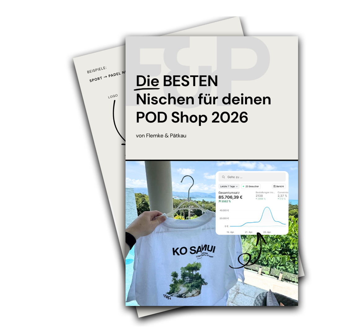 Vorschau der Nischenliste 2026 – Die besten Nischen für deinen POD Shop
